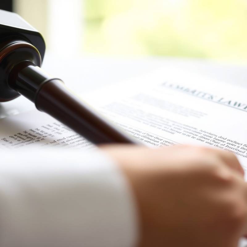 Documento legal con términos y condiciones