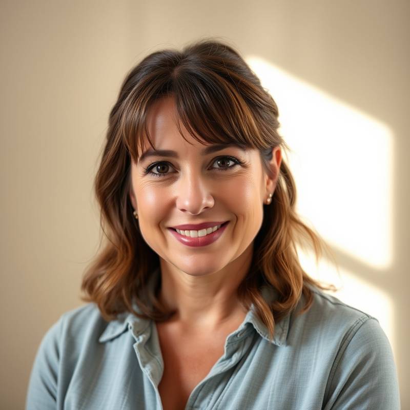 Retrato de Elena Vargas, instructora de actuación