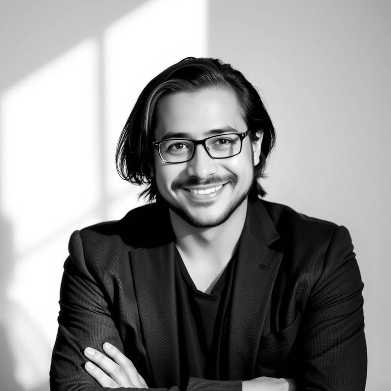 Retrato de Ricardo Gómez, instructor de voz y dicción